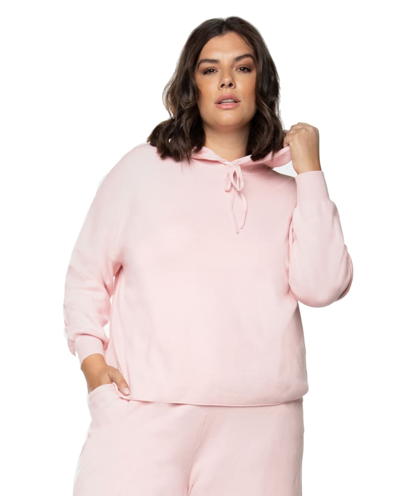 Plus size model wearing Kassidy Hoodie by Dex Plus | Dia&Co | dia_product_style_image_id:184017